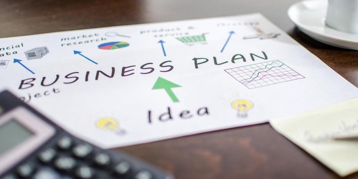 Business Plan Mindmap Illustration