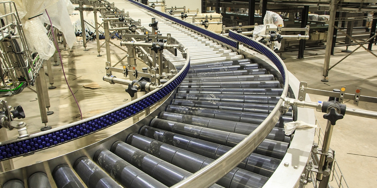 Conveyor Belt in a Factory